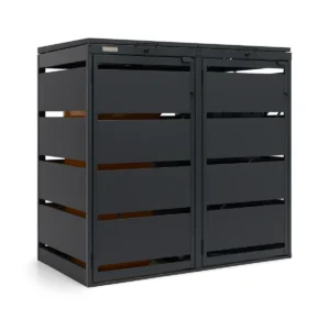 mülltonnenbox 2er 120l