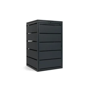 Mülltonnenbox 1er 240L Metall - QBOX - in verschiedenen Farben