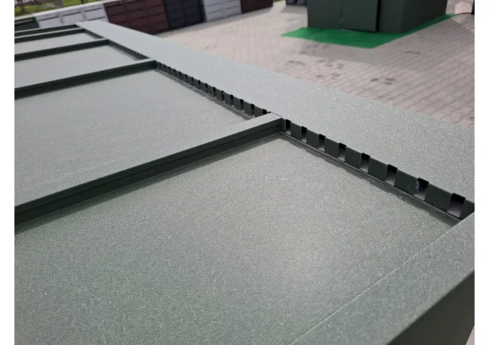 Premium Metall Fahrradgarage für 2 Fahrräder - VeloSafe 2 -  Anthrazit – Bild 7