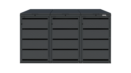 Mülltonnenbox 3er 120 L