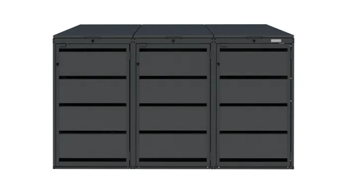 Mülltonnenbox 3er 120 L – Bild 1