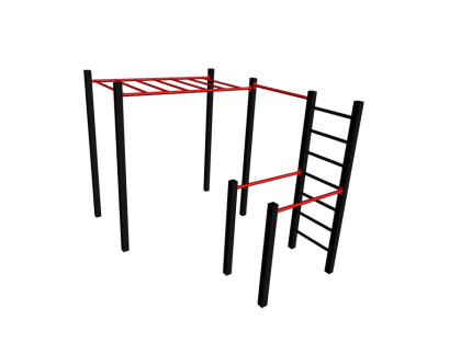 Hochwertige Outdoor Calisthenics Anlage – KraftZone II