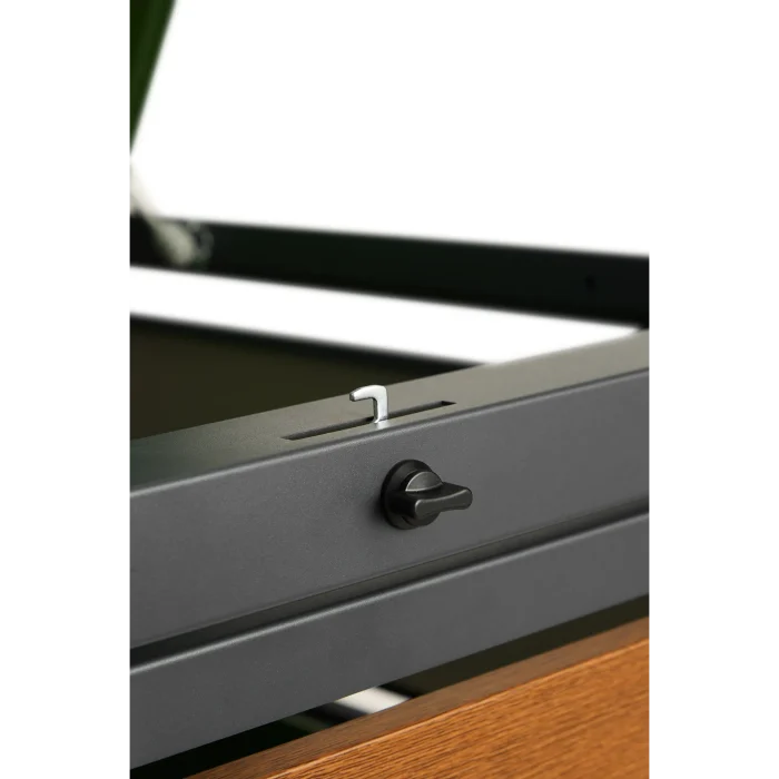 Mülltonnenbox 4er 240L - Stahl Verzinkt - Mülltonnenverkleidung Metall QBOX – Bild 3