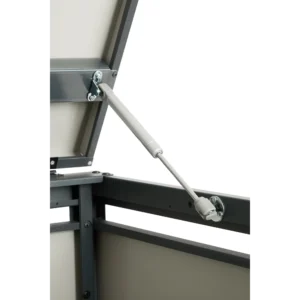 Mülltonnenbox 1er 120L Metall - QBOX - in verschiedenen Farben – Bild 9