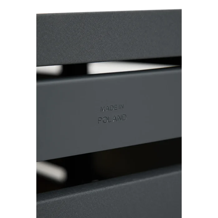 Mülltonnenbox 4er 240L - Stahl Verzinkt - Mülltonnenverkleidung Metall QBOX – Bild 9