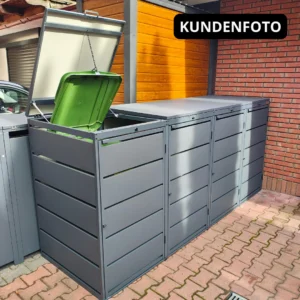 Mülltonnenbox 4er QBOX Hybrid – verschiedene Konfigurationen – Bild 2