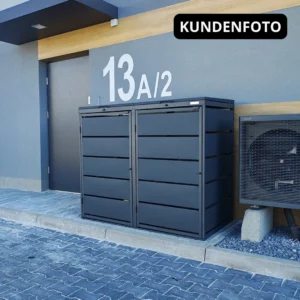 Mülltonnenbox 4er QBOX Hybrid – verschiedene Konfigurationen – Bild 5