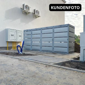 Mülltonnenbox 4er QBOX Hybrid – verschiedene Konfigurationen – Bild 3