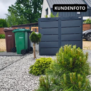 Mülltonnenbox 4er QBOX Hybrid – verschiedene Konfigurationen – Bild 7