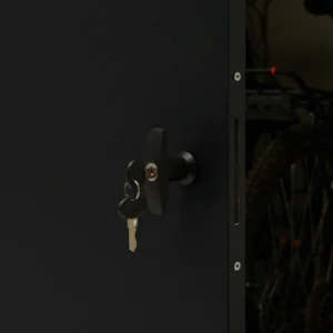 Metall Fahrradgarage für 2 Fahrräder & E-Bikes - VeloSafe 2 - Schwarz – Bild 5