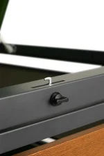 Mülltonnenbox Metall - QBOX 2er 120 L - Gold Oak – Bild 6