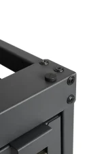 Mülltonnenbox Metall - QBOX 2er 120 L - Gold Oak – Bild 8