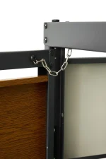 Mülltonnenbox Metall - QBOX 2er 120 L - Gold Oak – Bild 9