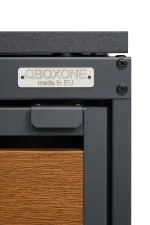 Mülltonnenbox Metall - QBOX 2er 120 L - Gold Oak – Bild 12