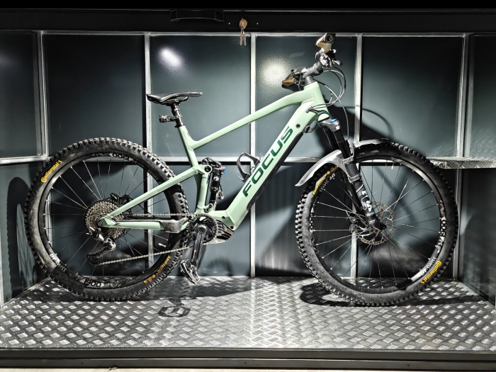 4er Fahrradbox - VeloSafe Max - Fahrradgarage - Anthrazit – Bild 5