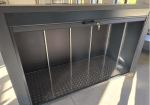 4er Fahrradbox - VeloSafe Max - Fahrradgarage - Anthrazit – Bild 2
