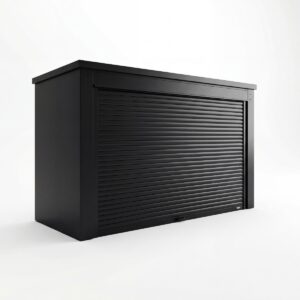 Metall Fahrradbox - XXL Gartenbox H150 für Garten – Schwarz