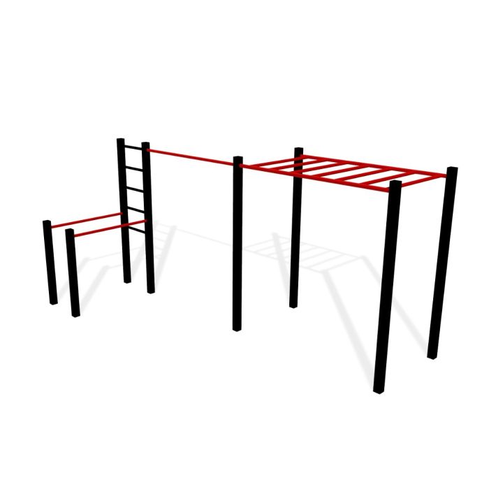 KraftZone Mini II - Calisthenics Anlage für Garten – Bild 2