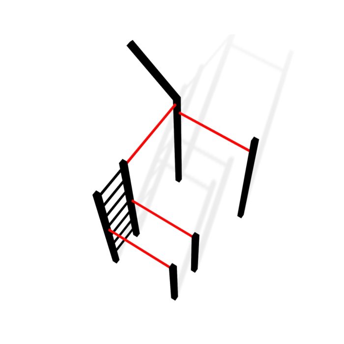 KraftZone Mini I - Calisthenics Geräte für Garten – Bild 2