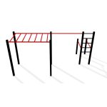 KraftZone Mini II - Calisthenics Anlage für Garten – Bild 3