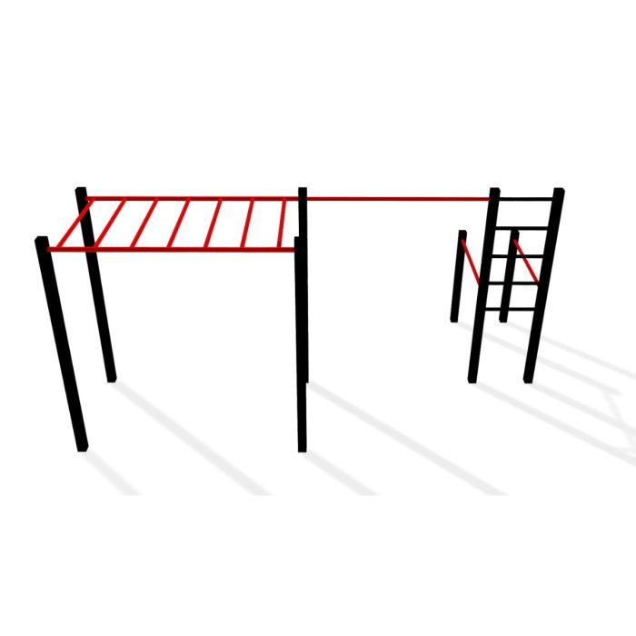 KraftZone Mini II - Calisthenics Anlage für Garten – Bild 3