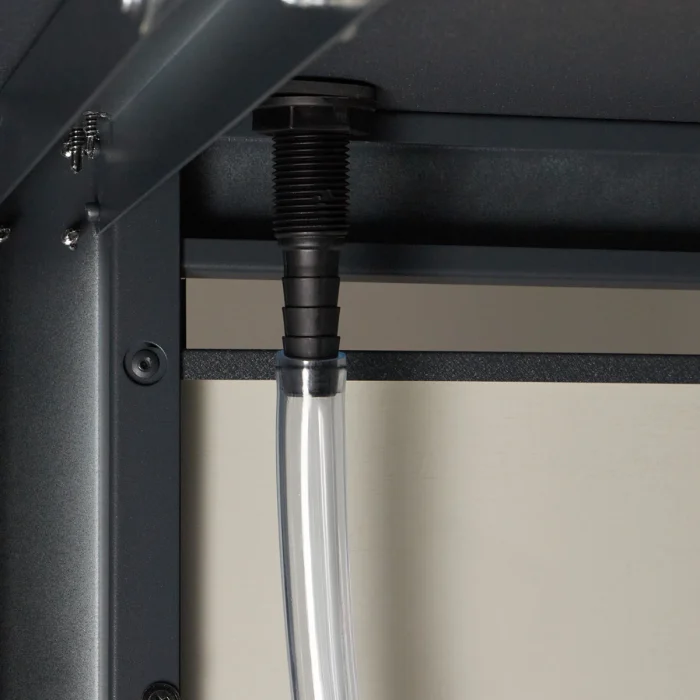 Mülltonnenbox 120 L mit Pflanzdach 5er - QBOX Flower - Mülltonnenverkleidung bepflanzbar – Bild 4