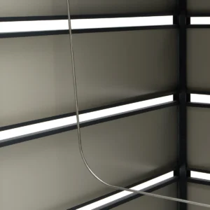 Mülltonnenbox mit Pflanzdach 6er 120L  - Metall - QBOX Flower – Bild 6