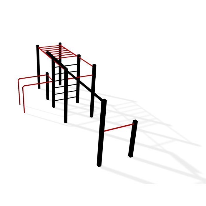 KraftZone Medium III - Calisthenics Anlage für Garten – Bild 3