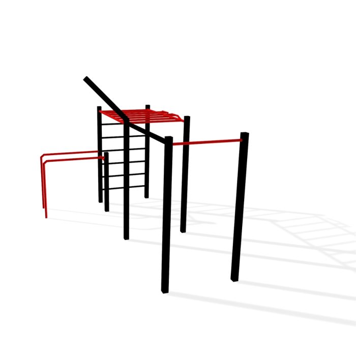 KraftZone Medium II - Calisthenics Anlage für Garten – Bild 4