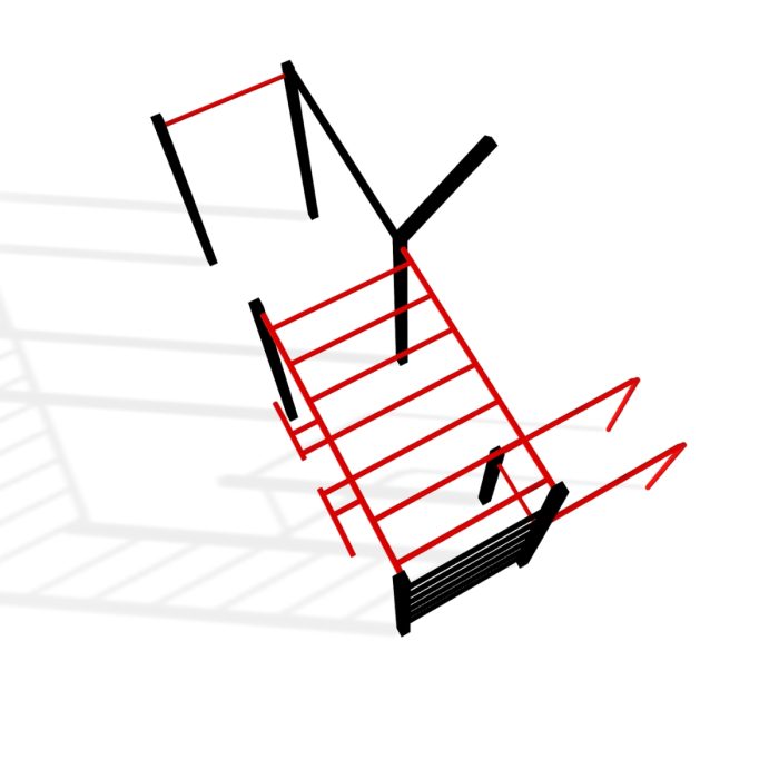 KraftZone Medium II - Calisthenics Anlage für Garten – Bild 2