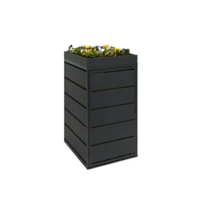 mülltonnenbox mit pflanzdach 1er 240l