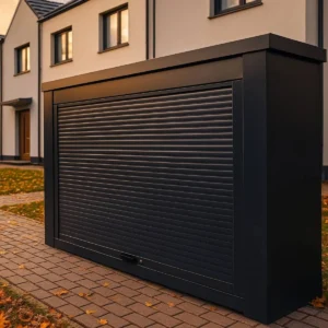 Metall Fahrradbox - XXL Gartenbox H135 für Garten – Anthrazit – Bild 7