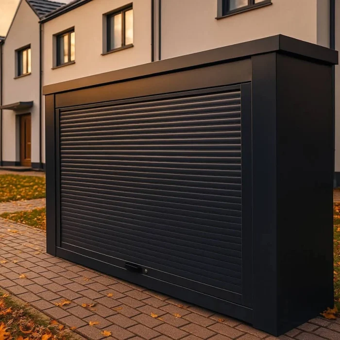 Universell Rollladenbox für Garten - Gartenbox MP225 - Schwarz – Bild 2