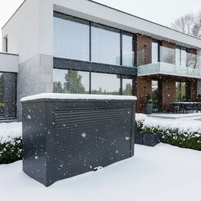 Universell Rollladenbox für Garten - Gartenbox MP225 - Schwarz – Bild 6