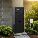 Metall-Paketbox XL Deluxe  für Zuhause mit Gravur – Schwarz – Bild 4