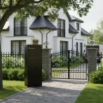 Metall-Paketbox XL Deluxe  für Zuhause mit Gravur – Schwarz – Bild 3