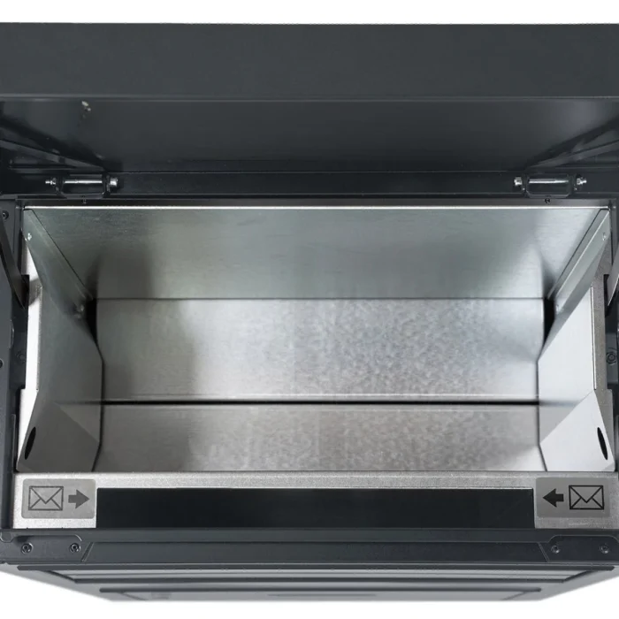 Metall-Paketbox XL Deluxe  für Zuhause mit Gravur – Schwarz – Bild 8