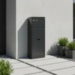 Metall-Paketbox XL Deluxe für Zuhause mit Gravur – Anthrazit – Bild 2