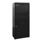 Metall-Paketbox XXL Deluxe für Zuhause mit Gravur – Schwarz