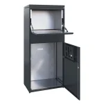 Metall-Paketbox XXL Deluxe für Zuhause mit Gravur – Schwarz – Bild 8