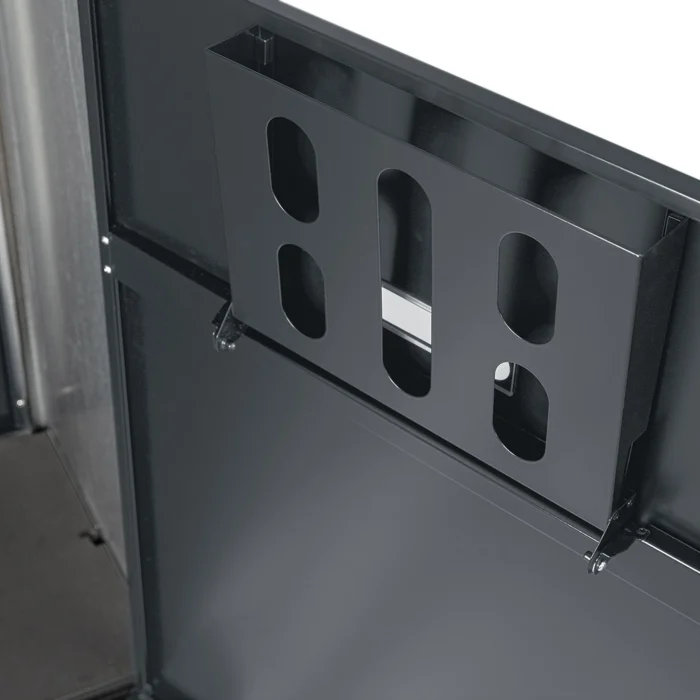 Metall-Paketbox XXL Deluxe für Zuhause mit Gravur – Schwarz – Bild 6