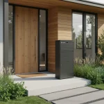 Metall-Paketbox XXL Deluxe für Zuhause mit Gravur – Schwarz – Bild 3