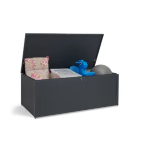 Metall Gartenbox - Aufbewahrungsbox - Anthrazit – Bild 2