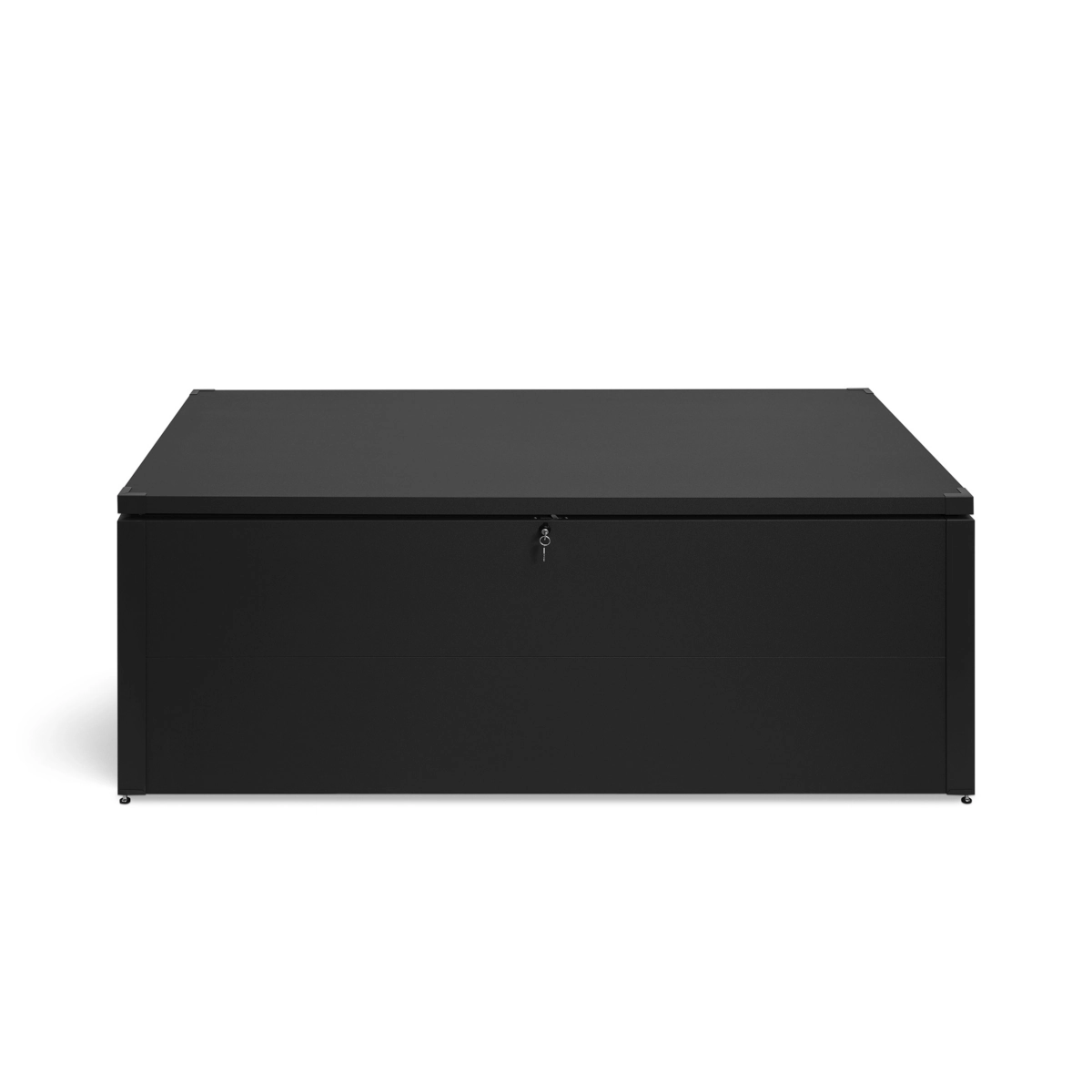 gartenbox_9005_01 Metall Gartenbox - Aufbewahrungsbox - Schwarz – Bild 1