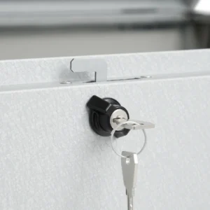 Metall Gartenbox - Aufbewahrungsbox - Silber – Bild 5