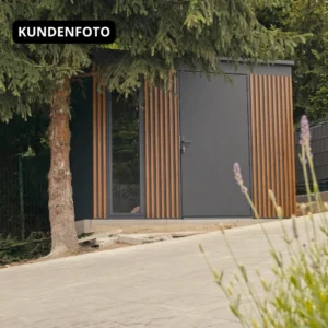 Gerätehaus Toolshed Premium - 2,86 x 2,86 m - mit Lamellen – Bild 3