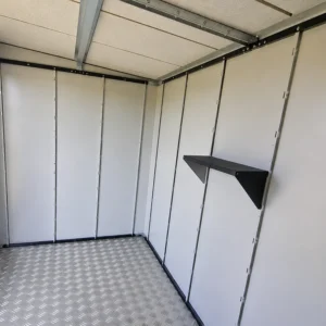 Gerätehaus Toolshed Premium - 2,86 x 2,86 m - mit Lamellen – Bild 8