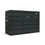 Mülltonnenbox 3er QBOX Hybrid – verschiedene Konfigurationen