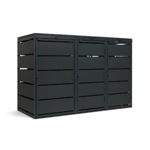 Mülltonnenbox 3er QBOX Hybrid – verschiedene Konfigurationen